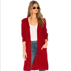MINKPINK red longline cardigan